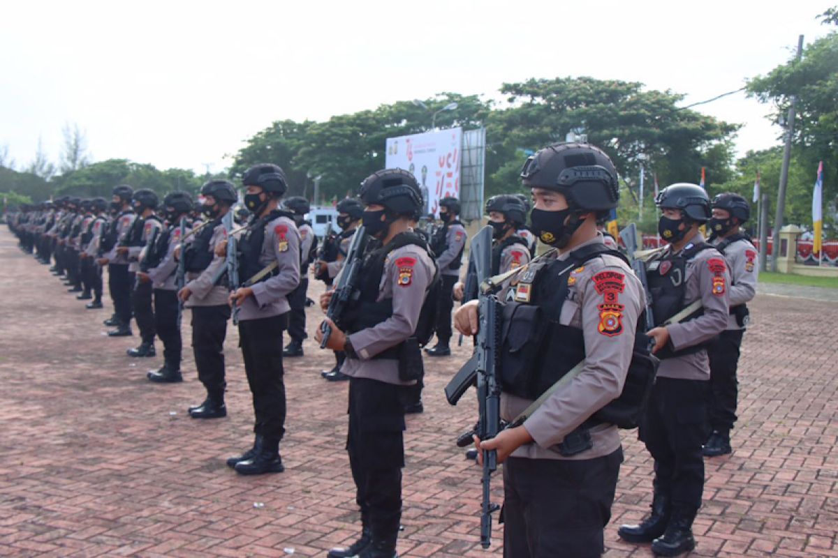 203 Brimob Polda Aceh diberangkatkan ke Papua