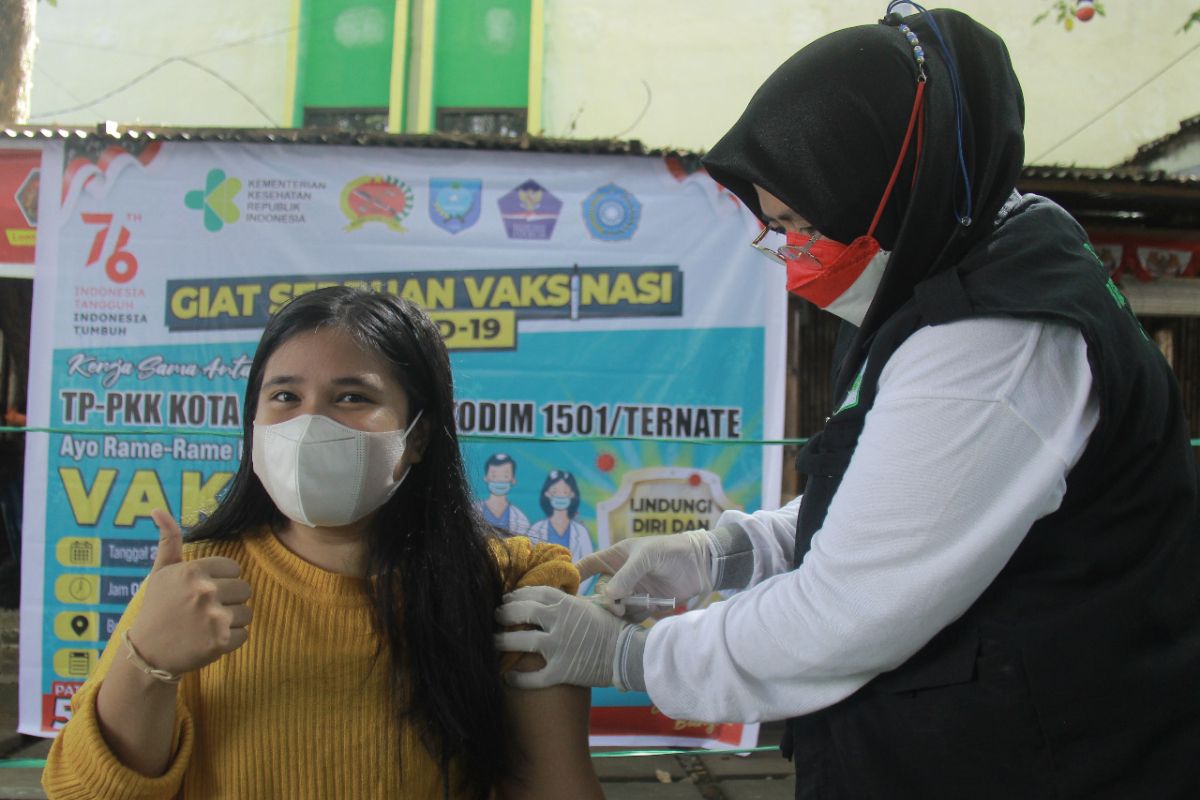 Dinkes: 20,2 persen warga Ternate sudah ikut vaksinasi COVID-19, tingkatkan kesadaran