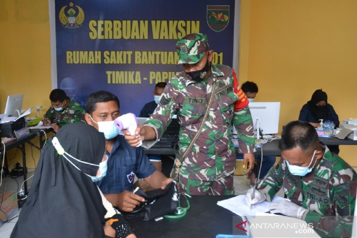 Two-day mass vaccination events organized concurrently in Papua