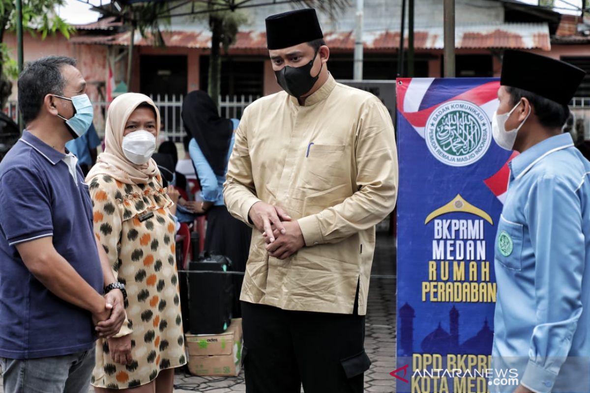 Pemkot Medan: 200 remaja dari setiap masjid akan divaksin
