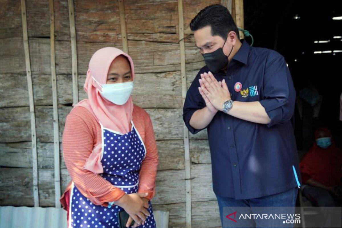 Usaha mikro berjalan, Erick Thohir apresiasi nasabah PNM