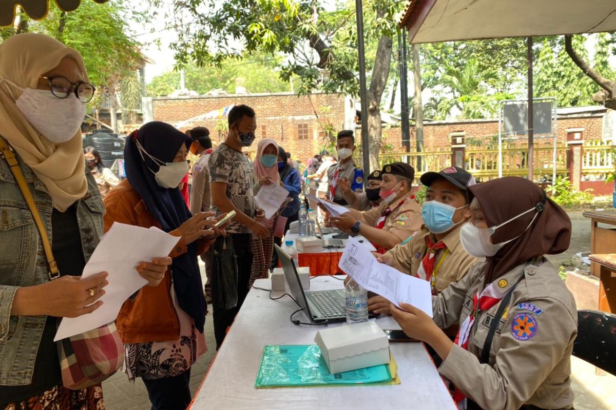 Vaksinasi massal akhiri peringatan Hari Pramuka di Kota Surabaya