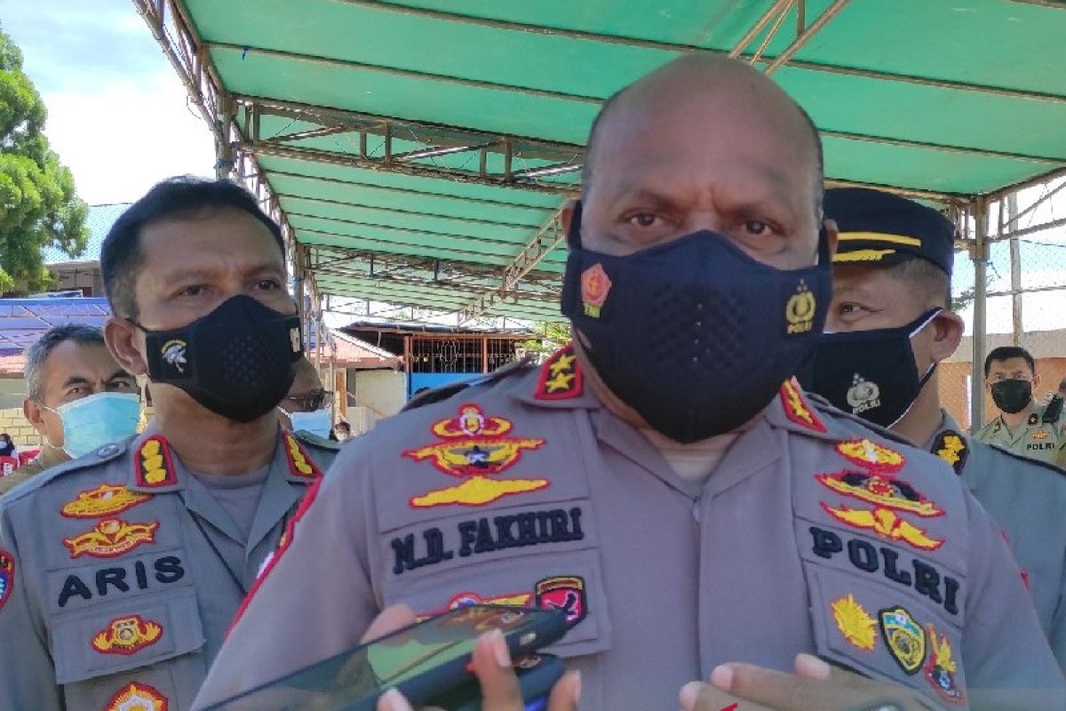 Personel Polri aktif terlibat penerapan PPKM Level 4, 3 dan 2 di Papua