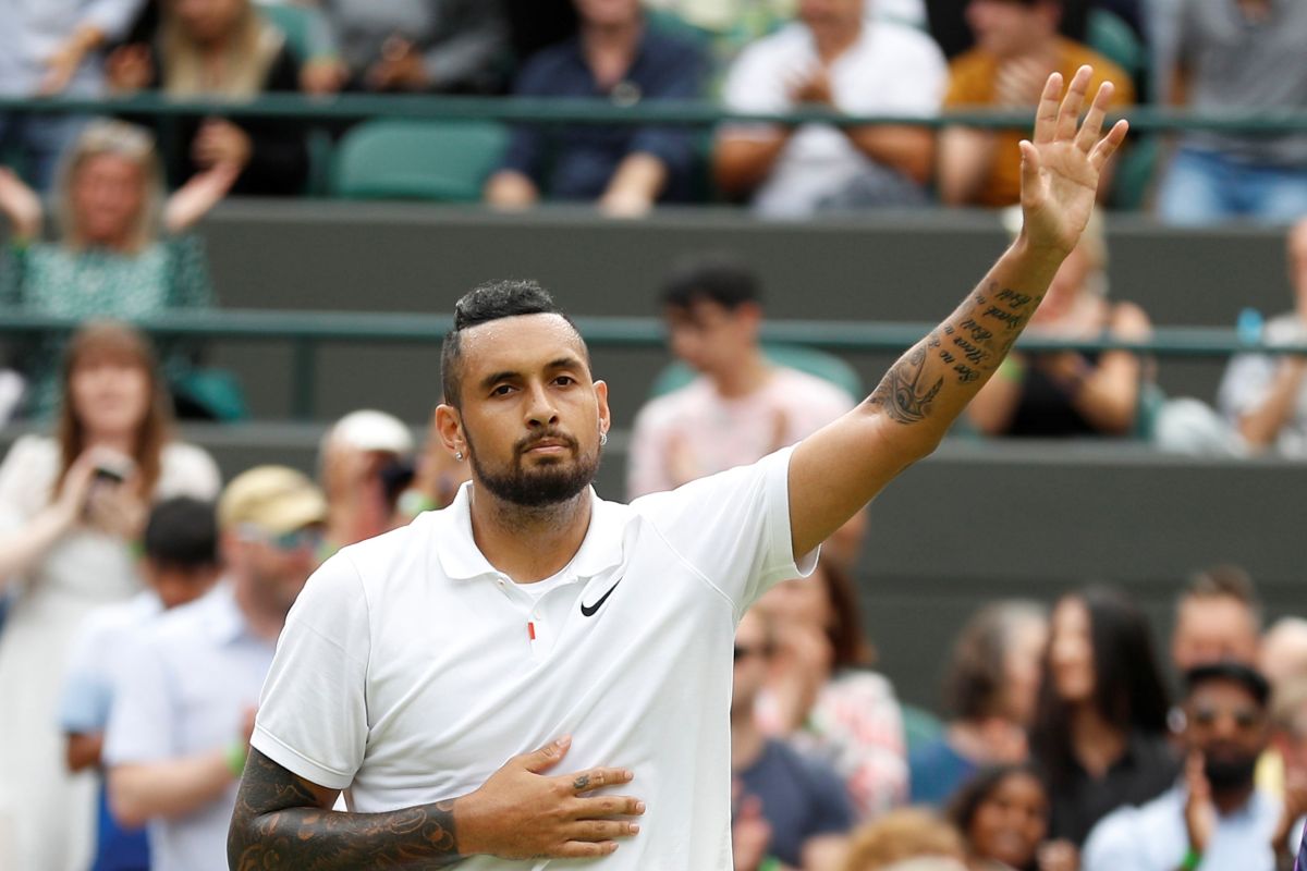 Kyrgios mundur dari turnamen pemanasan US Open akibat cedera lutut