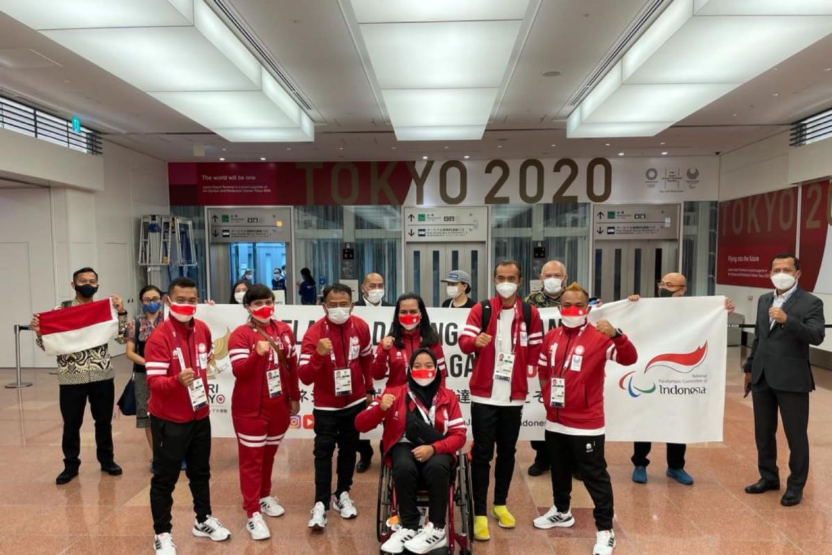 Seluruh atlet Indonesia tiba di Tokyo, siap tampil di Paralimpiade