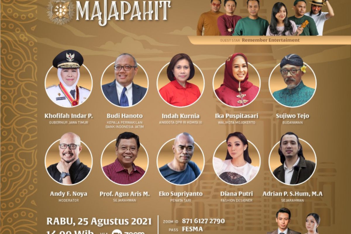 Festival Majapahit 2021 digelar di Mojokerto-Jatim genjot pariwisata