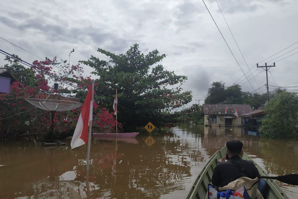 Banjir besar kembali melanda Kapuas Hulu Kalbar