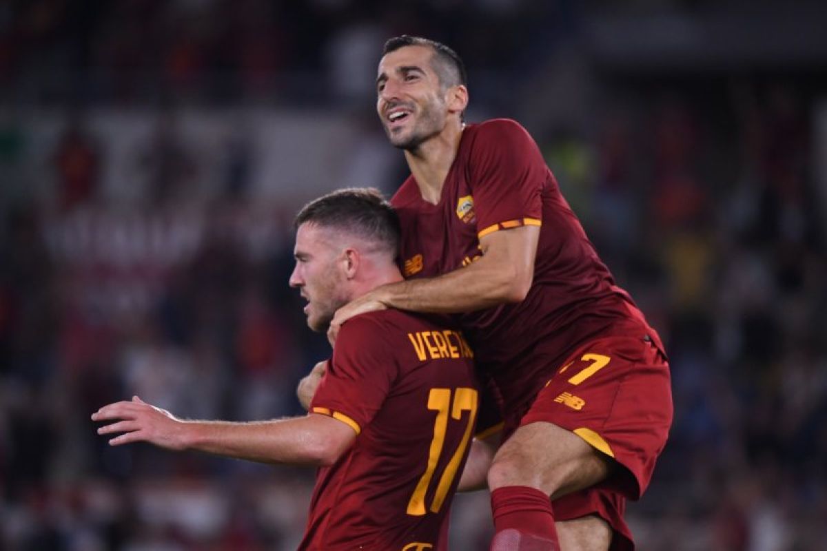 Liga Italia : Dwigol Veretout antar Roma raih kemenangan perdana era Jose Mourinho