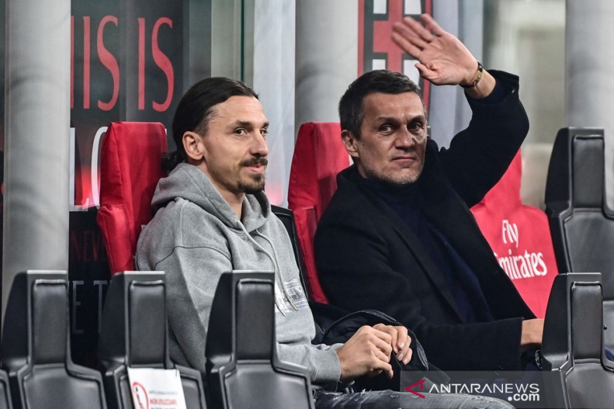 Maldini ingin segera lihat duet Ibrahimovic-Giroud di Milan