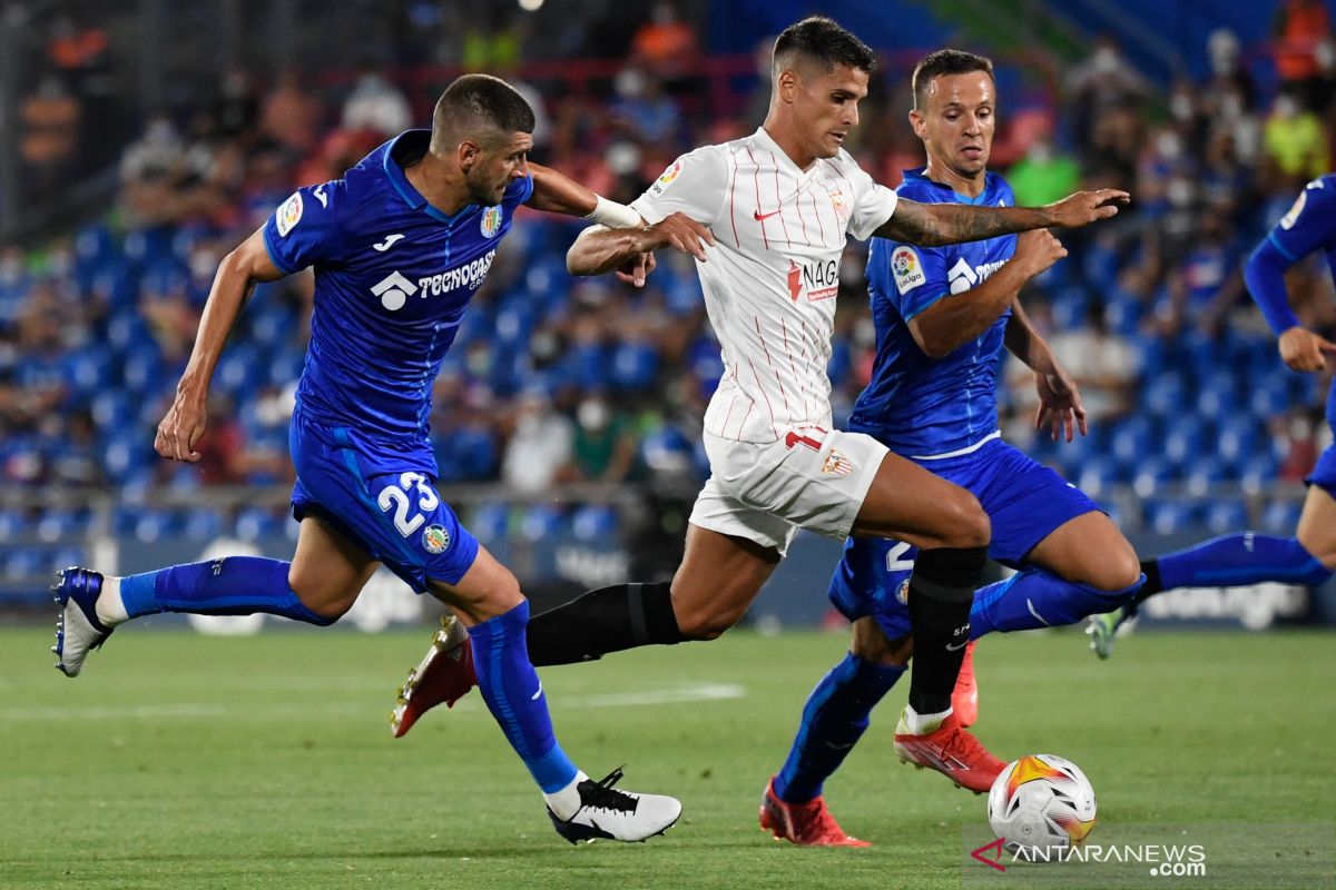 Tekuk Getafe 1-0, Sevilla menduduki puncak klasemen Liga Spanyol