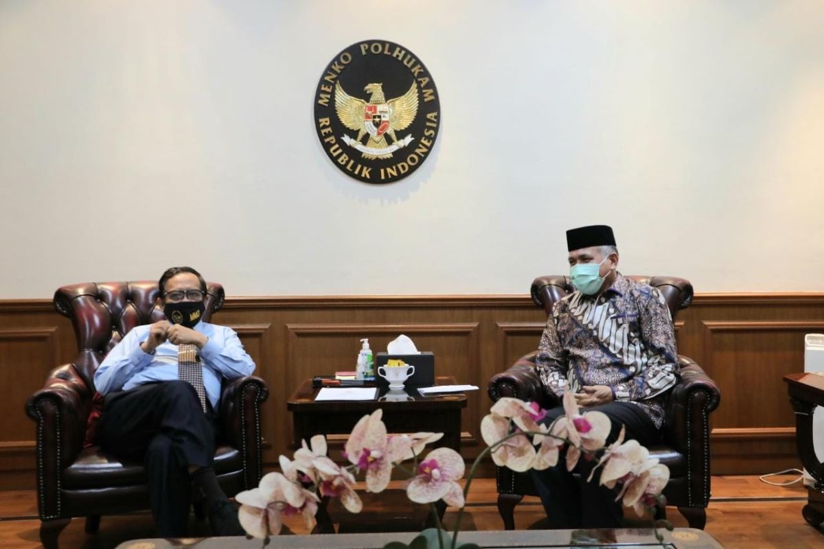 Gubernur minta Menkopolhukam membantu perpanjangan Otsus Aceh