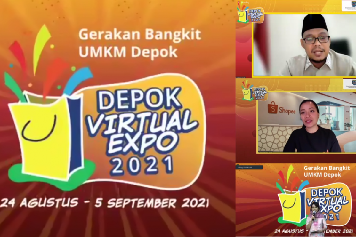Depok Virtual Expo 2021 hadirkan ribuan UMKM lokal dengan gandeng shopee