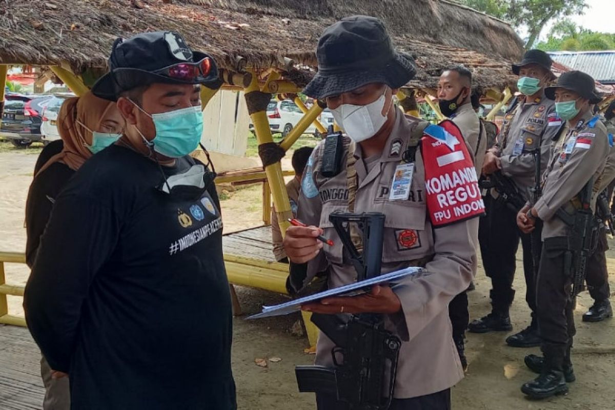 FPU Garuda Bhayangkara Polri menuju pembaretan di Tegal Mas Lampung