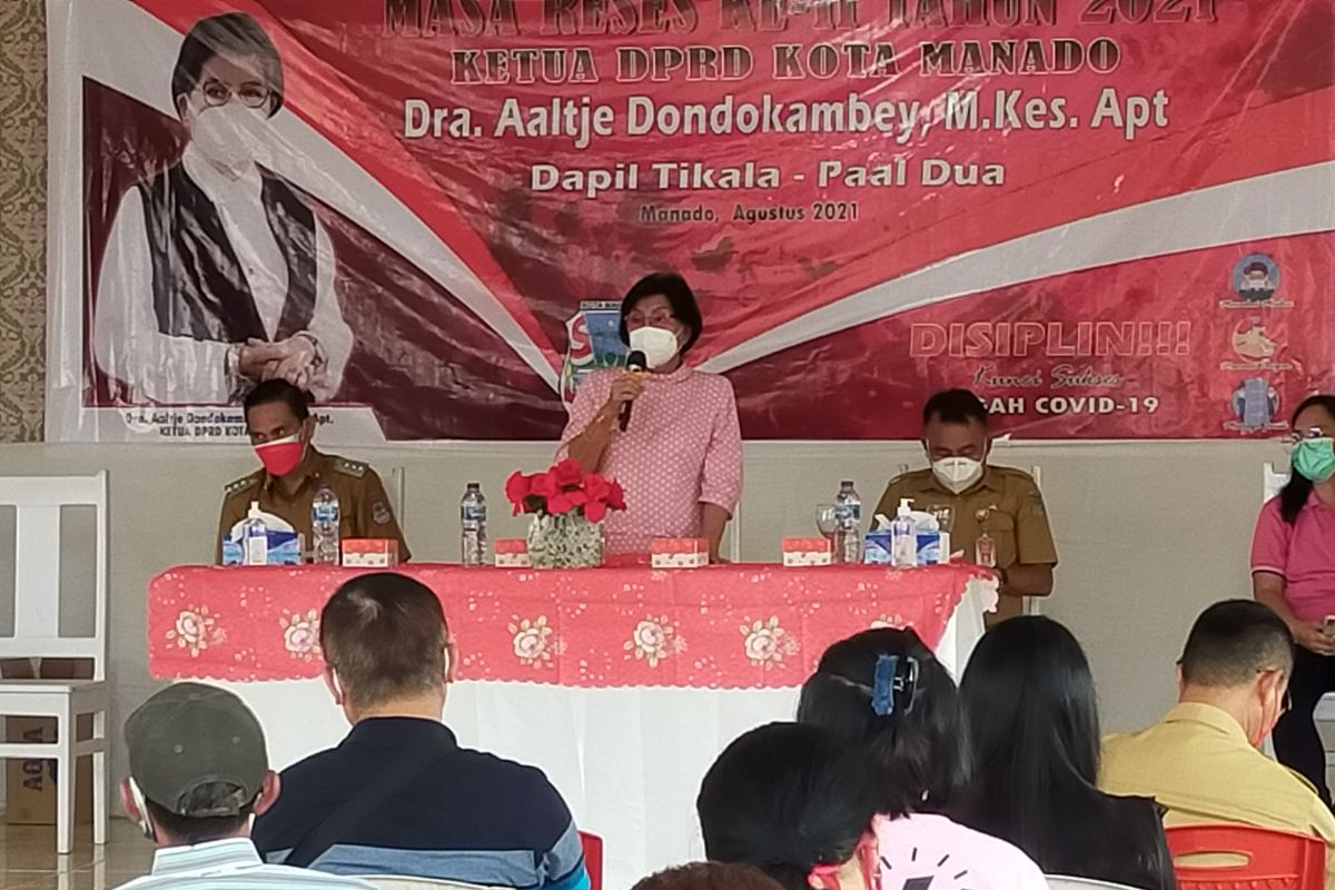 Ketua DPRD Manado  serap aspirasi masa reses II