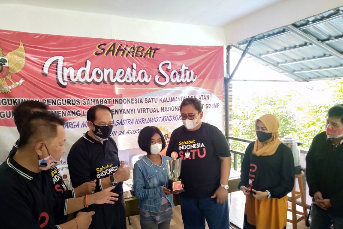 Sahabat Indonesia Satu Kalsel dikukuhkan, sukses gelar lomba nyanyi virtual nasional