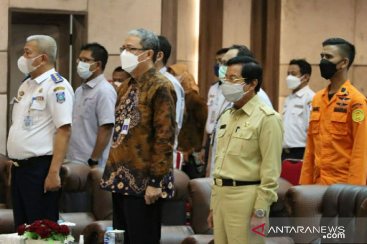 Wagub Babel pimpin FGD penetapan alur pelayaran masuk Pelabuhan Pangkalbalam dan Belinyu