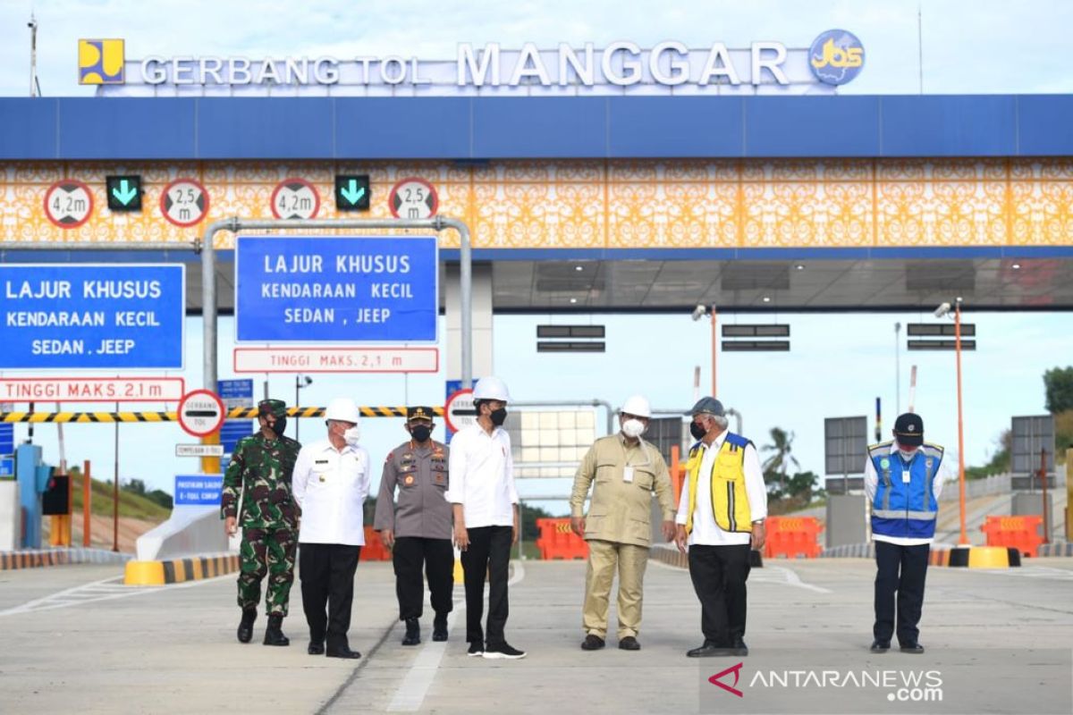 Jalan tol Balikpapan-Samboja gratis selama dua pekan