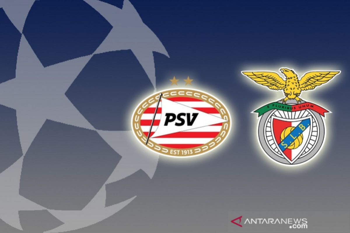 Imbangi PSV,  Benfica lolos ke fase grup Liga Champions