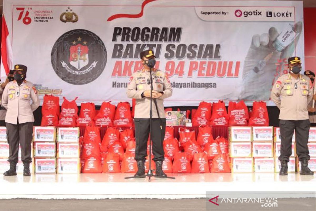 Alumni Akpol 94 Polda Kalteng gelar bakti sosial