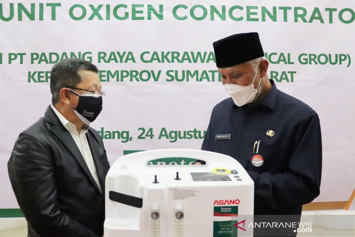 Tanoto Foundation kembali bantu 100 oksigen konsentrator ke Sumbar