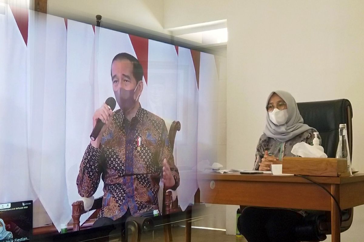 TPID terbaik se-Jawa Bali, Bupati Banyuwangi berkesempatan dialog interaktif dengan Presiden
