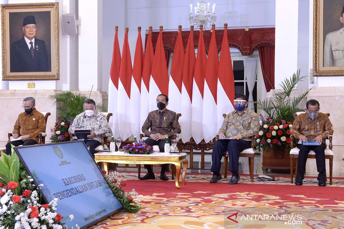 Presiden Joko Widodo Buka Rakornas Pengendalian Inflasi 2021 - ANTARA News