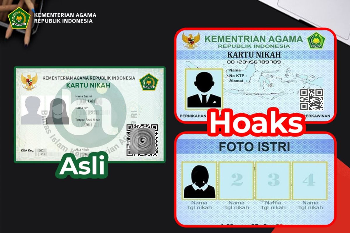 Kemenag minta masyarakat waspadai kartu nikah palsu