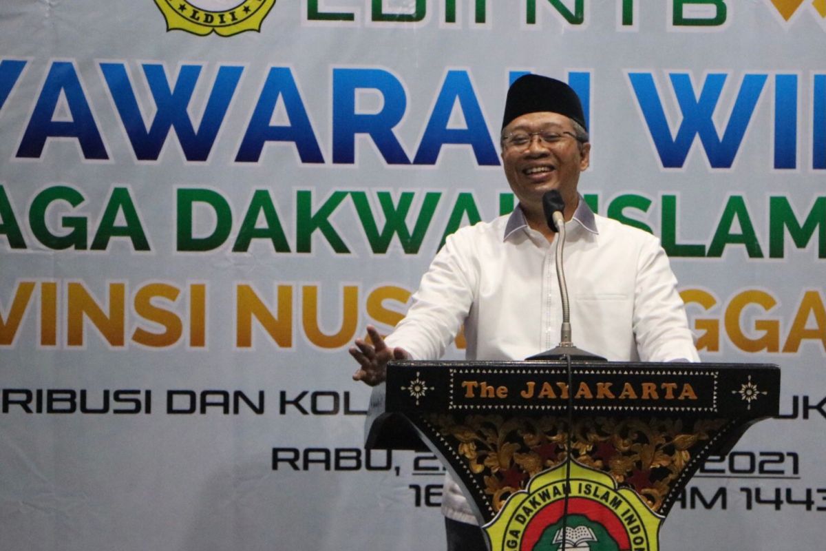 Gubernur meminta LDII NTB sumbang pemikiran untuk bangun persatuan