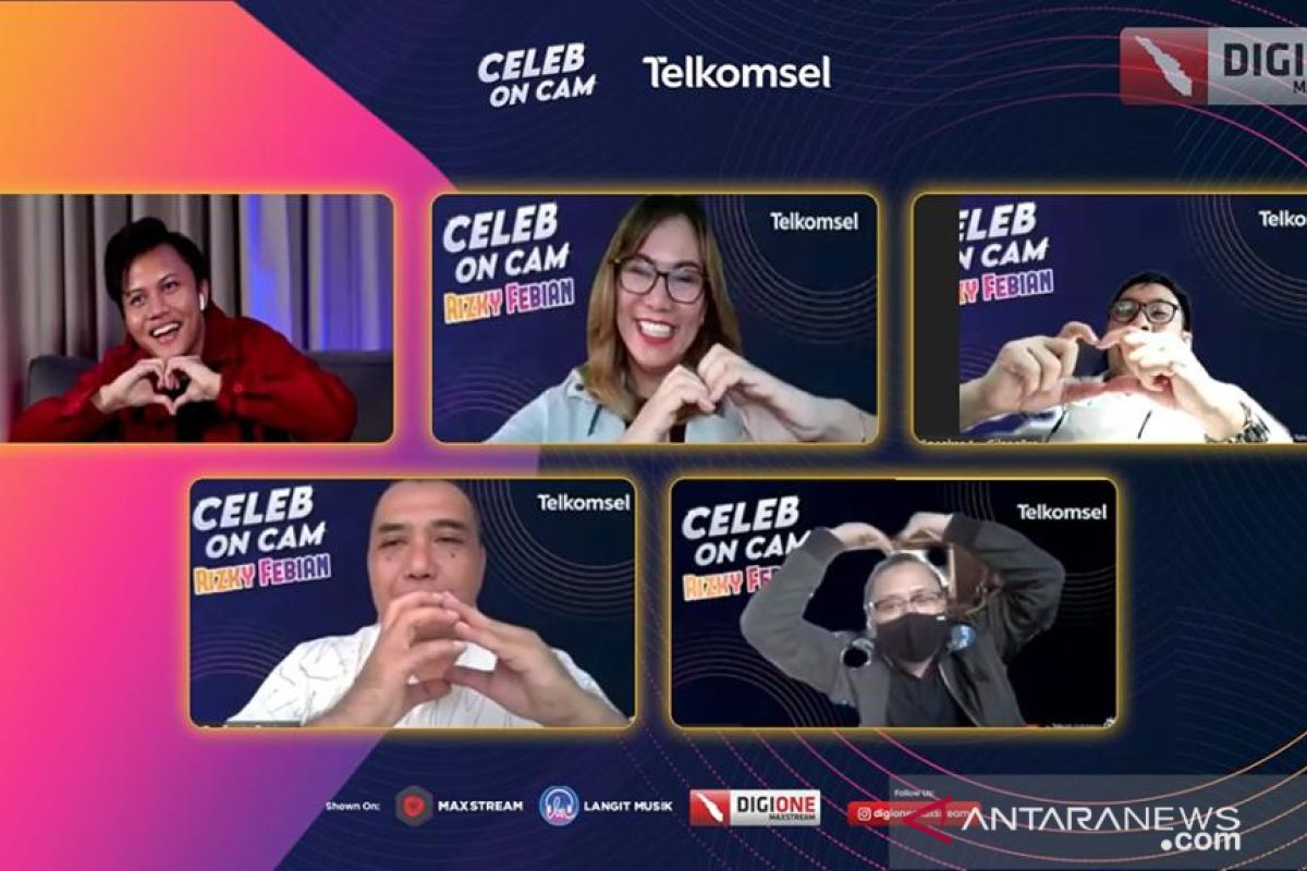 Telkomsel gelar acara celeb on cam bersama Rizky Febian