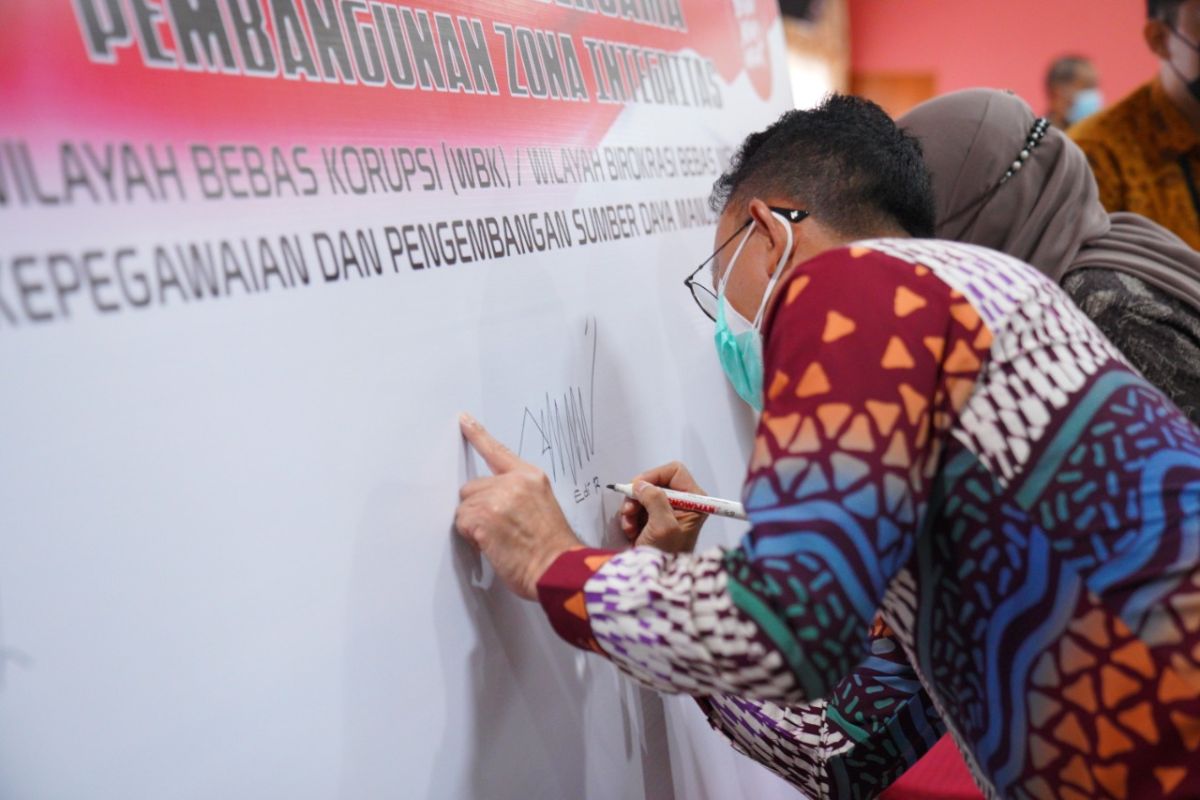 Pemkot Pontianak canangkan zona integritas BKPSDM menuju WBK dan WBBM