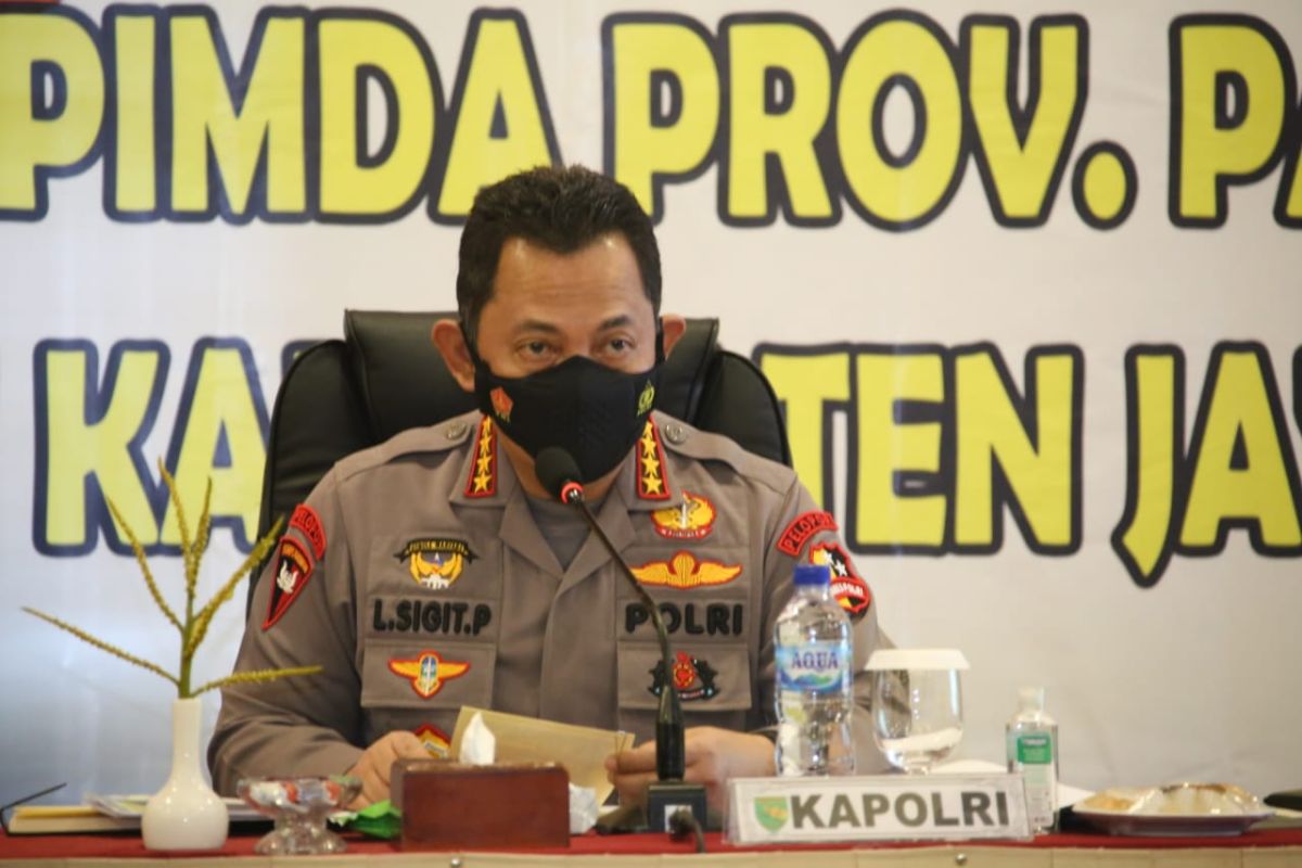 Pimpin Rapat Forkopimda Jayapura, Kapolri Tekankan Kesiapan PON dan Penanganan COVID