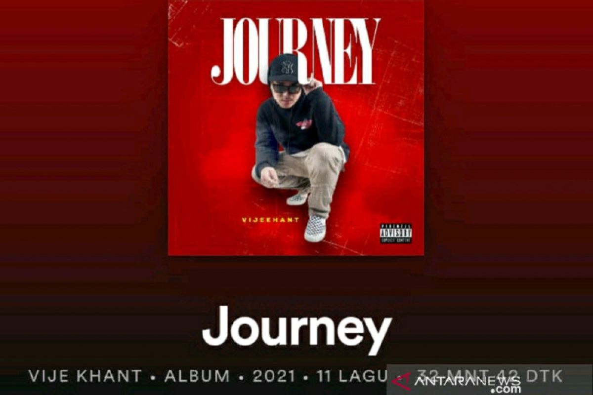 Rapper Pekanbaru Vije Khant rilis album perdana "Journey"