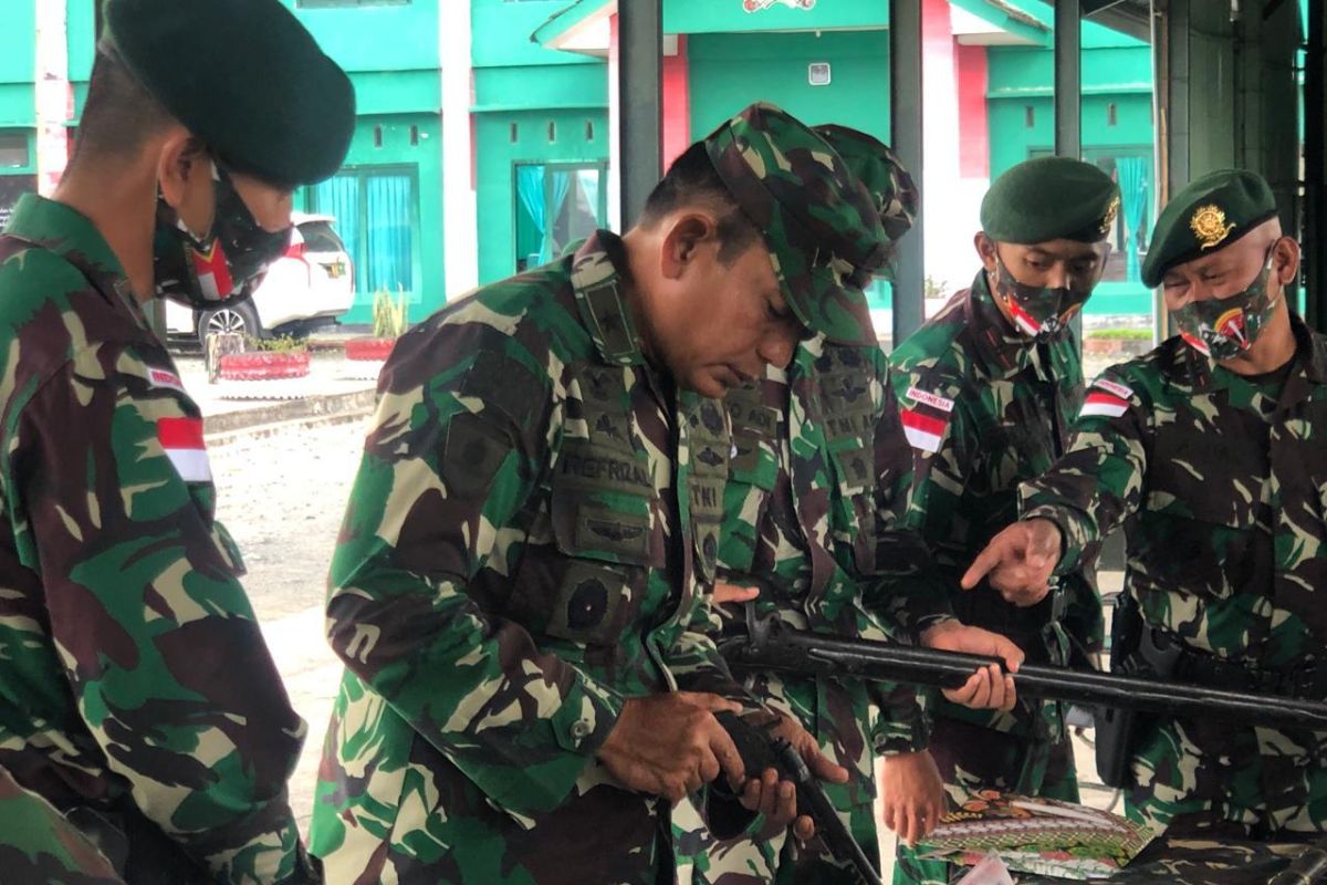 Prajurit Kostrad di perbatasan negara harus terus berprestasi