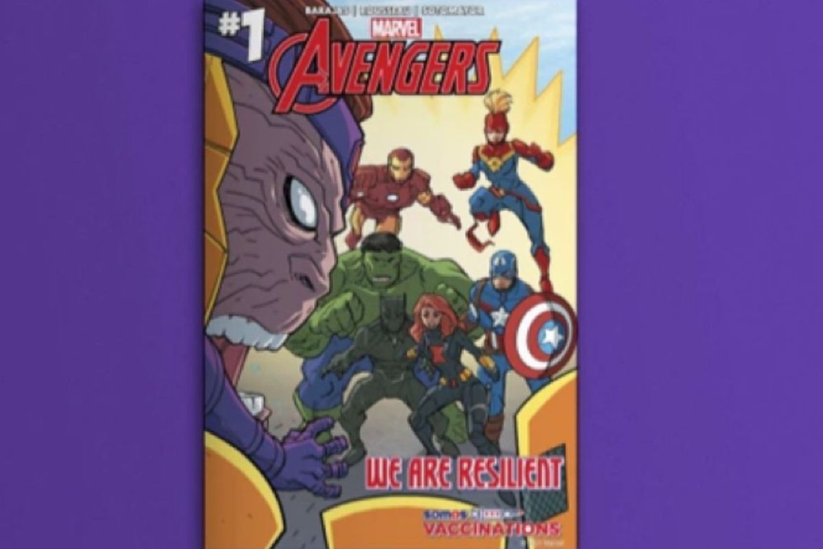 Marvel kampanye vaksinasi lewat komik 