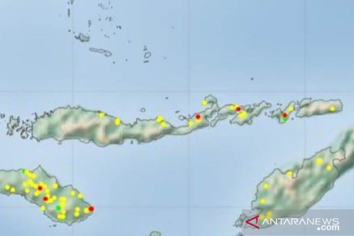 BMKG: Tujuh titik panas muncul di wilayah NTT