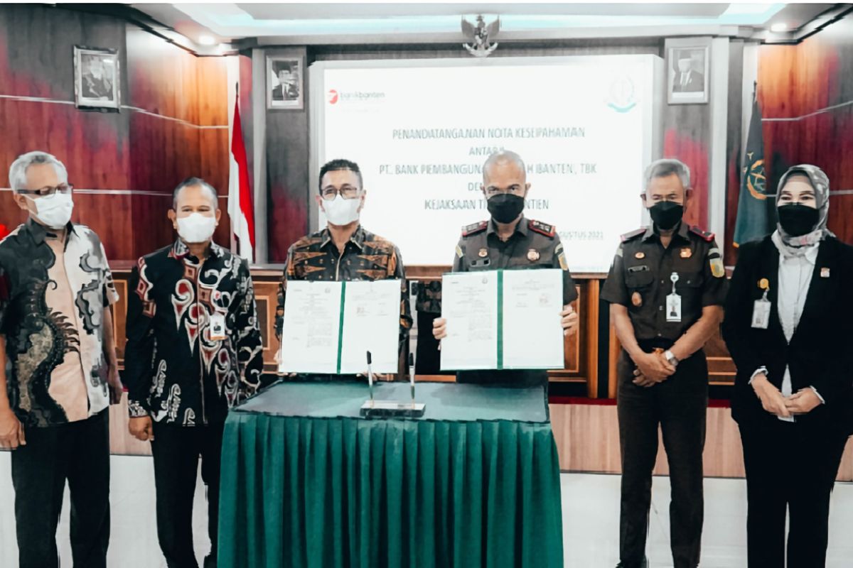 Bank Banten Teken MoU Dengan Kejaksaan Tinggi Banten