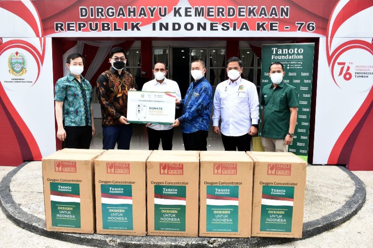 Tanoto-Asian Agri sumbang konsentrator oksigen untuk rumah sakit di Sumut