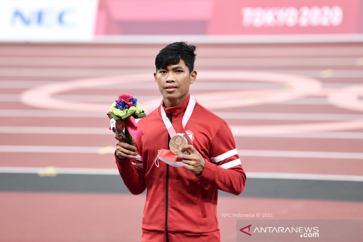 Paralimpiade Tokyo - Saptoyogo tembus final lari 200 meter