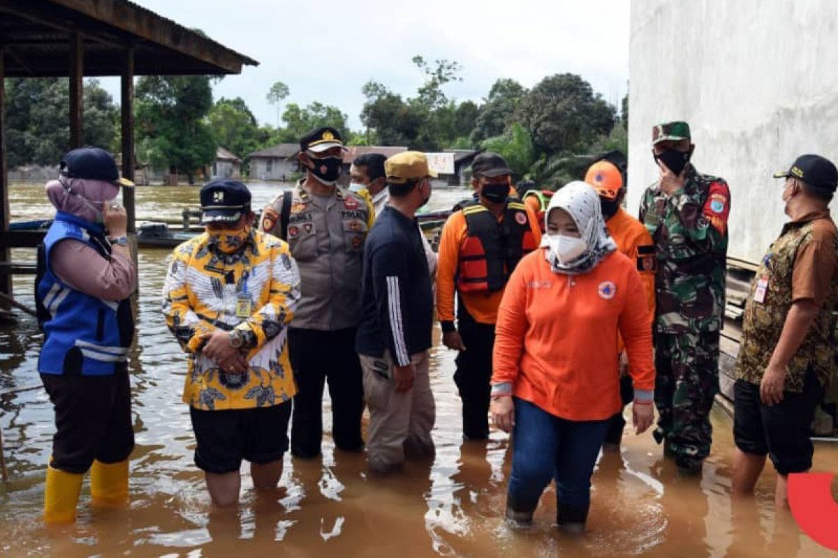 Berikut perkembangan banjir berbagai daerah di Kalteng