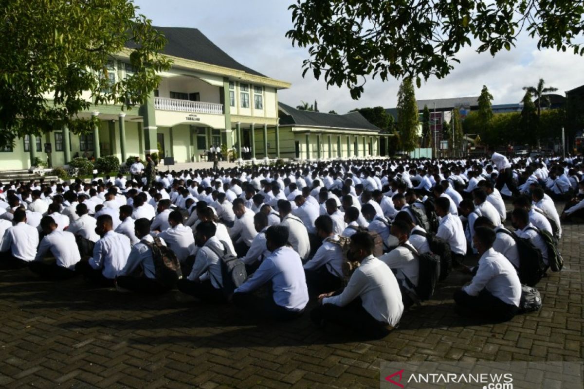 1.083 putra daerah ikut seleksi Bintara TNI AD 2021 di Sultra
