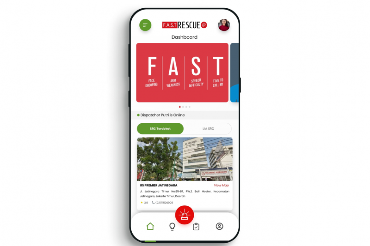 FAST Rescue, aplikasi penolong pasien stroke