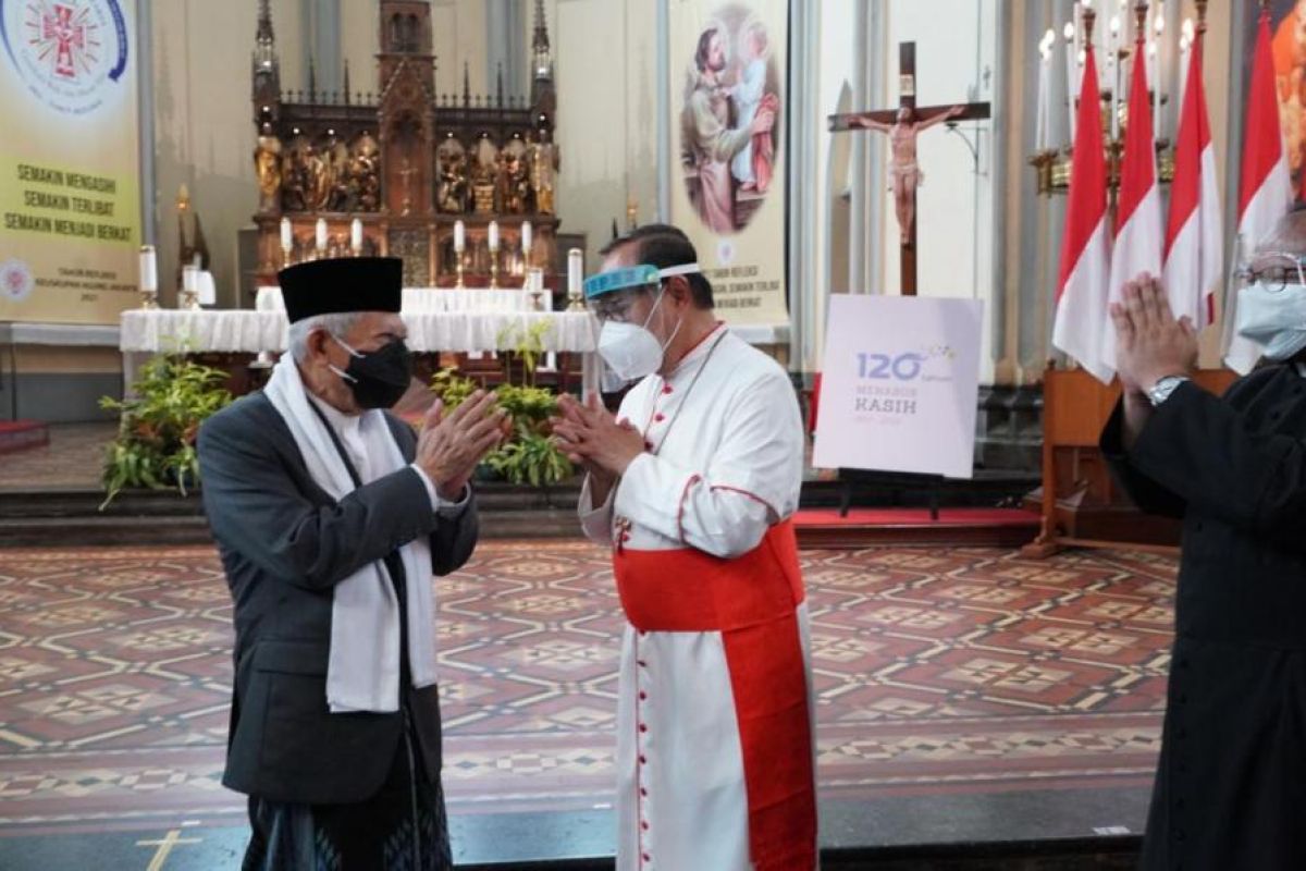 Jakarta Istiqlal, Cathedral outstandingly follow health protocols: VP