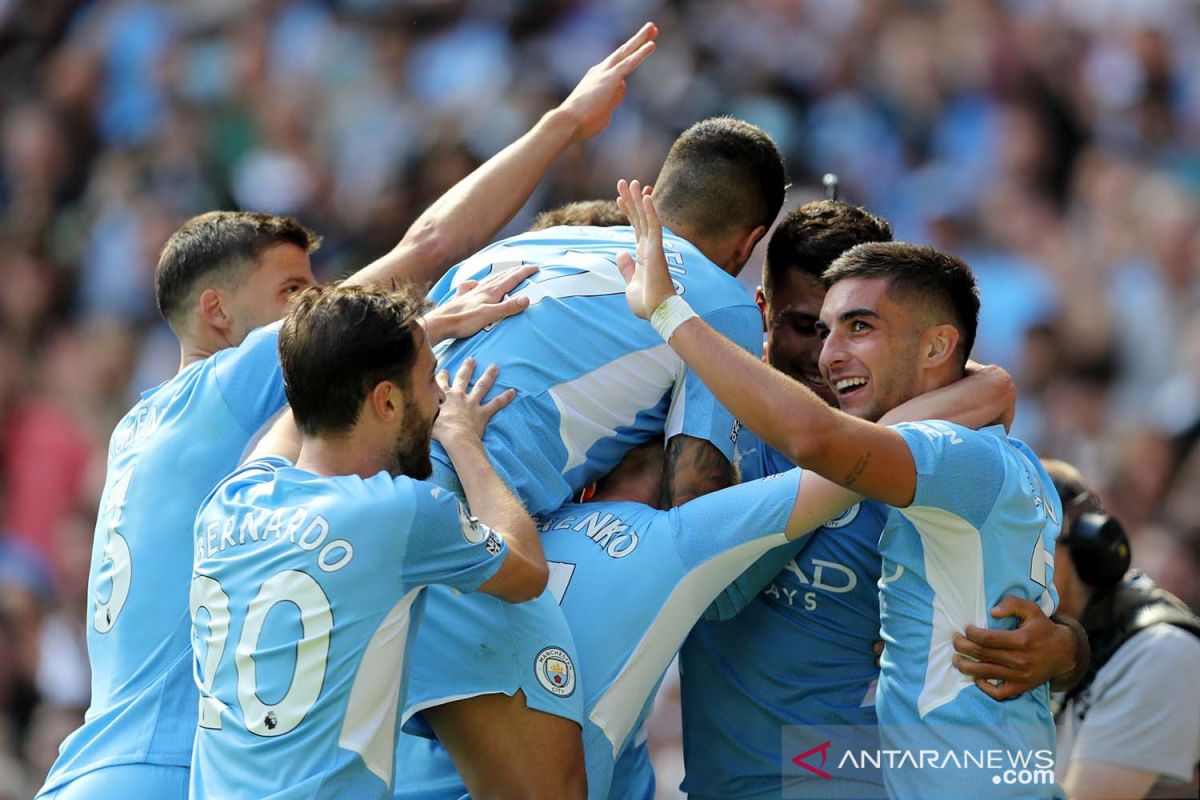 Menang telak, Manchester City hancurkan Arsenal dengan 5-0