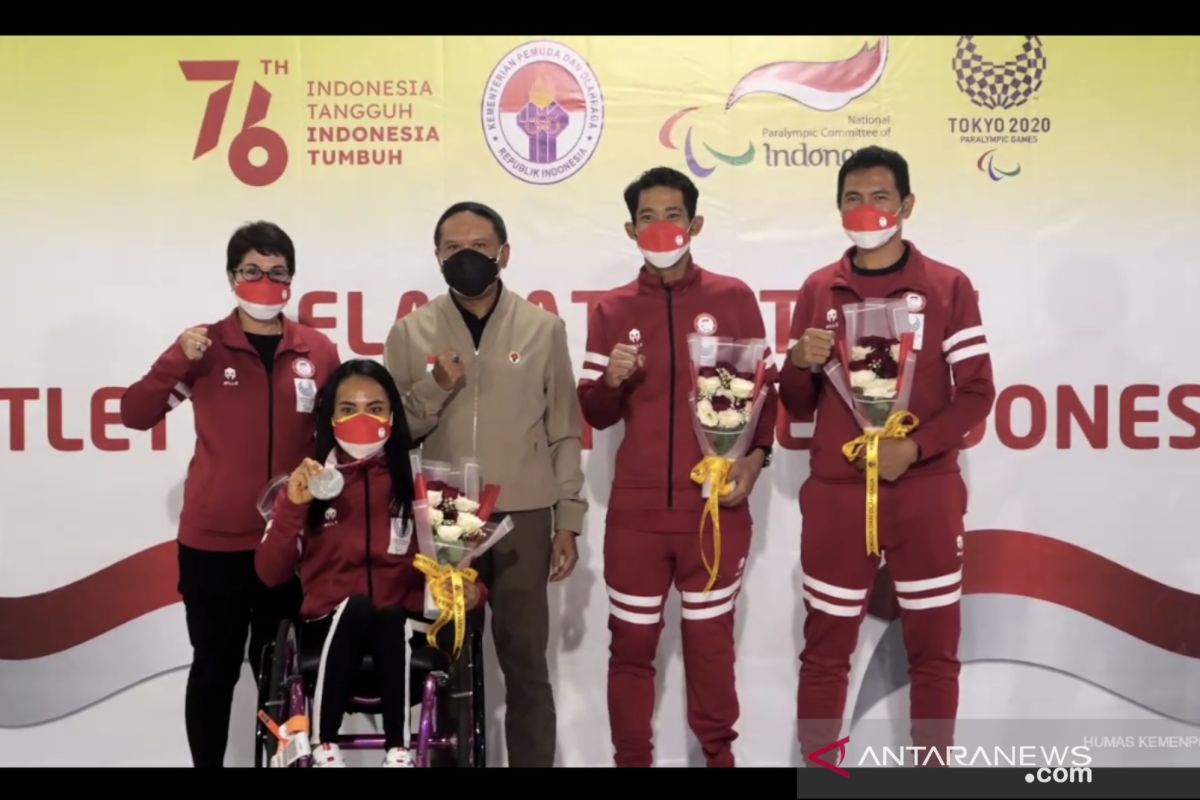 Paralimpiade Tokyo : Menpora sambut dua peraih medali Ni Nengah Widiasih dan M Fadli
