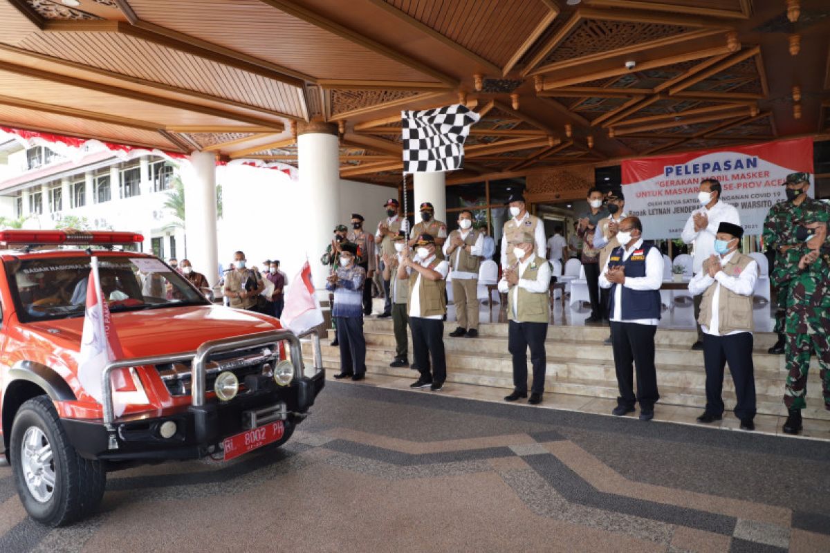 Aceh Besar dapat mesin PCR dan 30 ribu masker dari BNPB