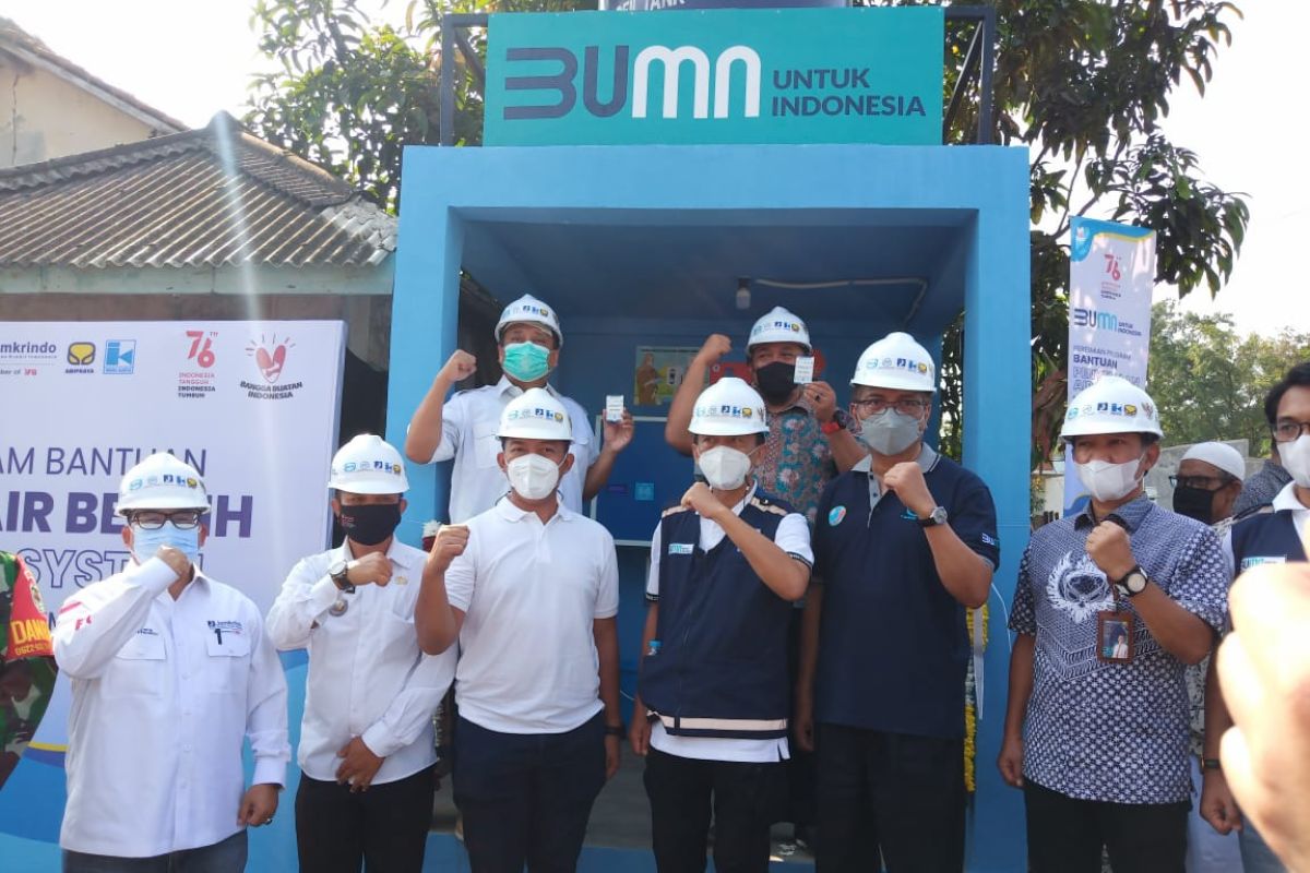 PT Jamkrindo kolaborasi sediakan air bersih senilai Rp1,45 miliar