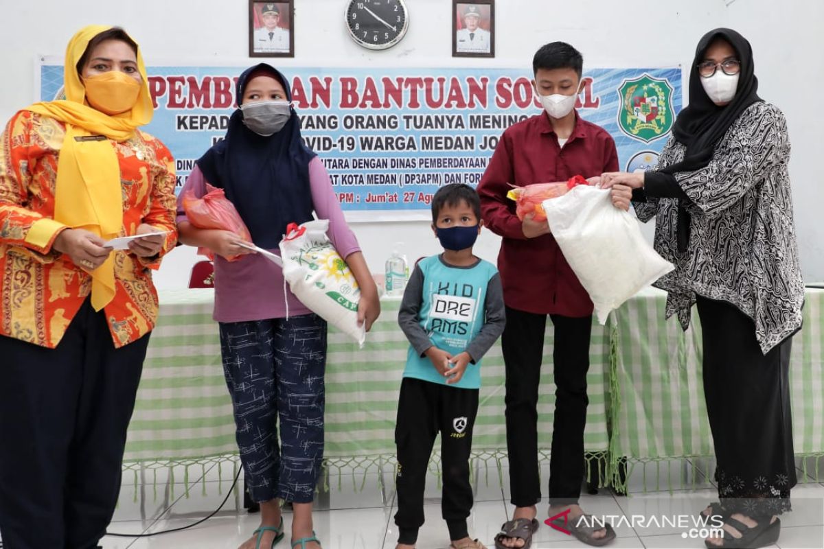 Pemkot Medan  beri pendampingan kepada anak yatim akibat COVID-19