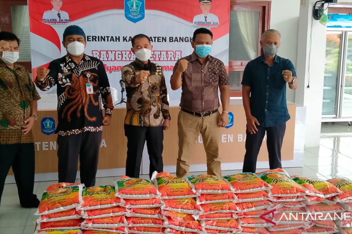 Pemkab Bangka terima bantuan 400 karung beras