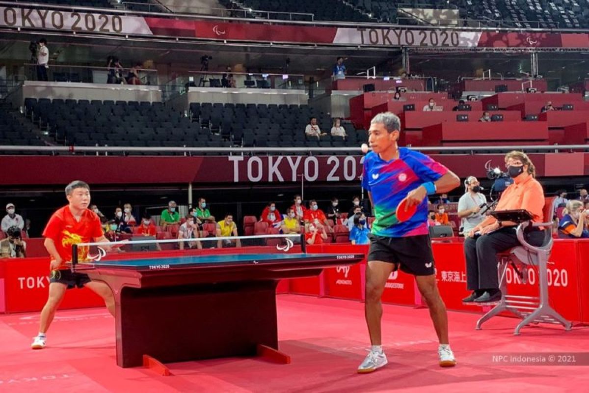 Atlet Indonesia David Jacobs melaju ke semifinal para-tenis meja Paralimpiade Tokyo