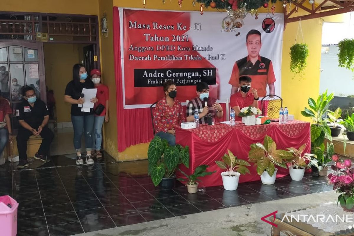 Reses di Paal IV, Legislator Andre Gerungan perjuangkan aspirasi warga